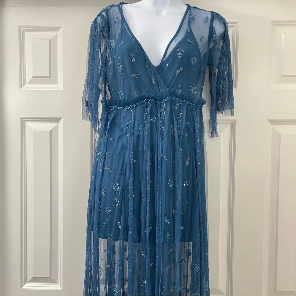Free People Sascha Sequin Maxi Dress
